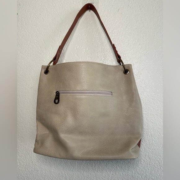 Montana West Hobo Bags for Women Purse & Shoulder
Satchel Bag Vegan Leather Tan - Picture 4 of 6